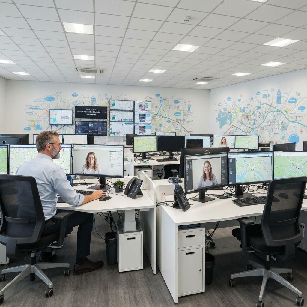 Service center location map